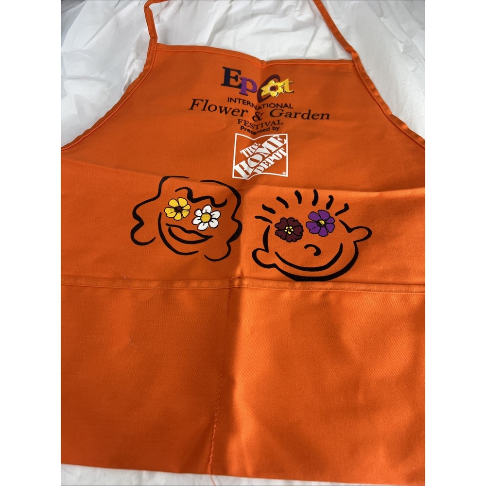 Celebrate Mickey Epcot Flower & GardenHome Depot Kids Workshop Apron Made In USA